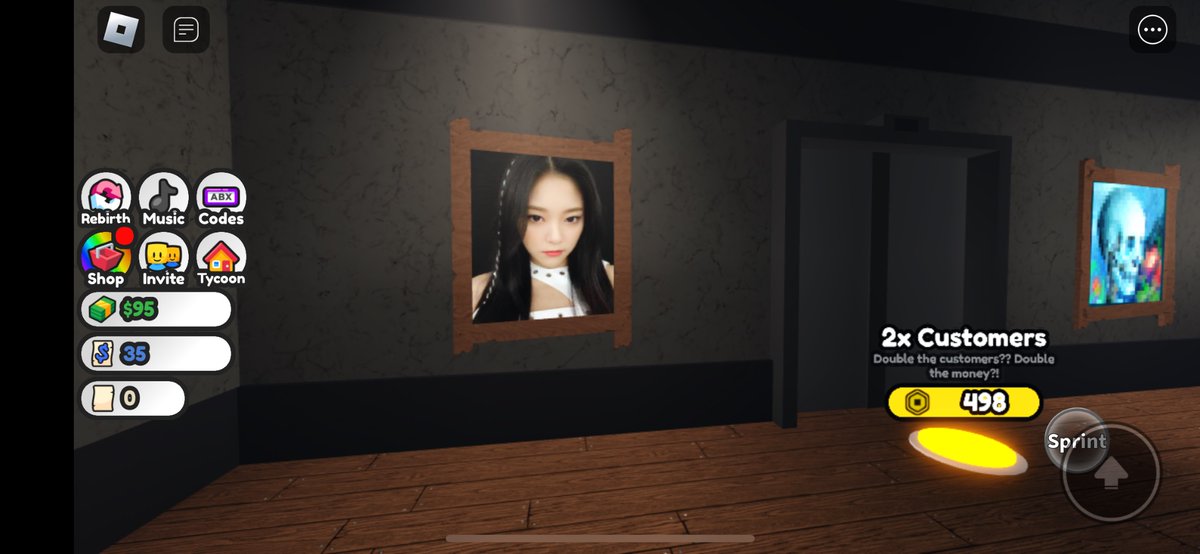 is that hyunjin from loona in a roblox tycoon