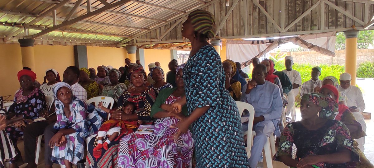 #Nutritionsensitiveagriculture We held a 2-Day training on gender mainstreaming for Onya-oza Women MPCS Ltd, Lafia, to discuss gender-based discrimination & the way forward.  Participants were also introduced to local diets, nutrition education, & hygiene. F/by @NipponZaidan