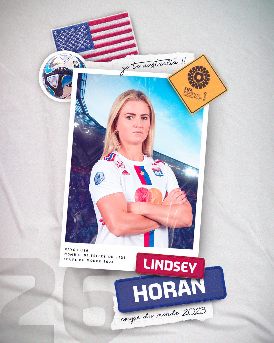 🇺🇸 Une bonne nouvelle n'arrive jamais seule !
@LindseyHoran s'est engagée avec nous jusqu'en 2026 et a été sélectionnée pour la Coupe du monde 👏🔴🔵 
#FIFAWWC 
 
👉 ol.fr/fr/actualites/…