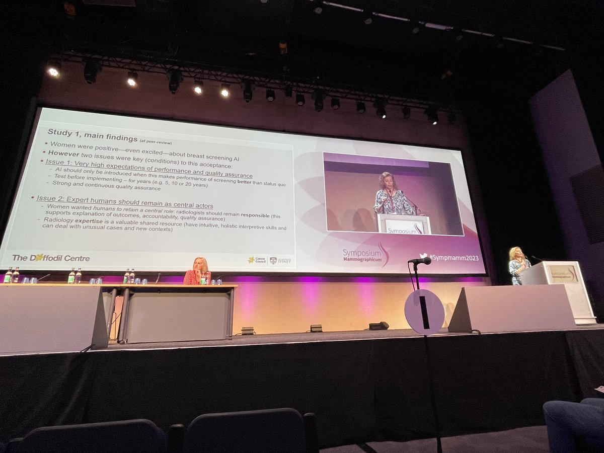 … Prof Houssami gives us great insight into current and future issues, including mandatory reporting of breast density, DBT for screening, and patient perceptions of AI implementation in screening programmes. #mammography #breastclinician #breastscreening #SympMamm2023