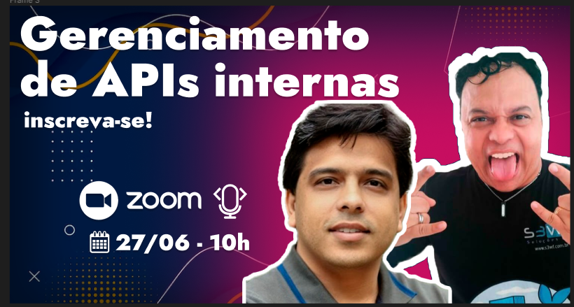 🗓 27 de junho, terça-feira
⏰ 10h (horário de Brasília)
🖥 Plataforma: Zoom (ao vivo)
💰 Inscrições gratuitas!

Garanta sua vaga agora mesmo: lnkd.in/dGd5YX6a

#Webinar #APIs #Gerenciamento #Tecnologia #Gratuito #Inovação