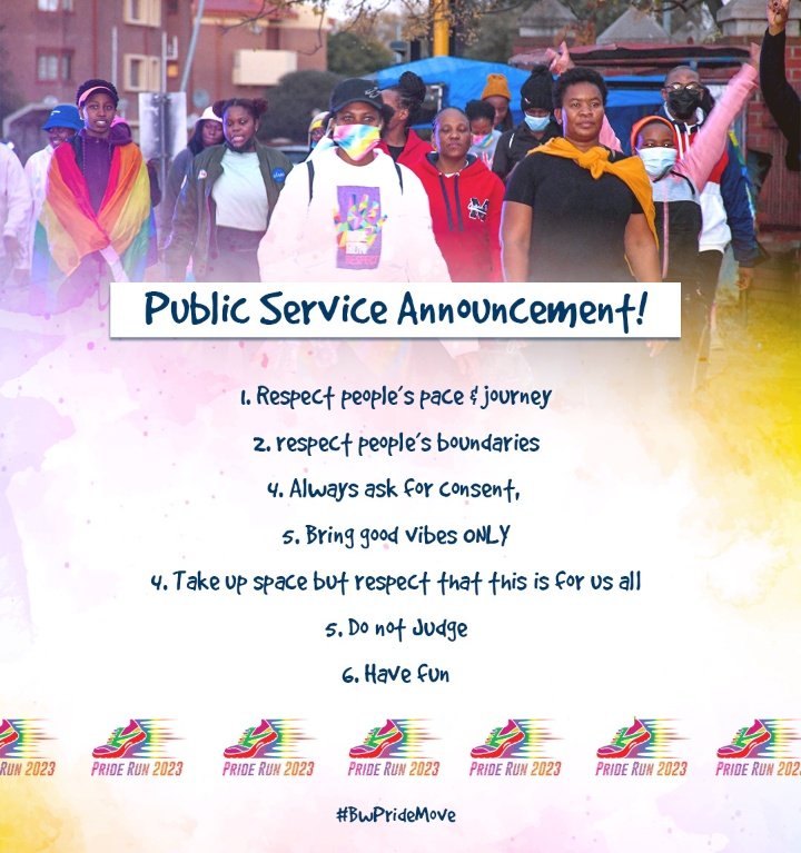 Rre_Mosweu's tweet photo. #BwPrideMove let's have fun and #Move together for inclusion, equality and human rights for all. https://t.co/itB3kpl4N7