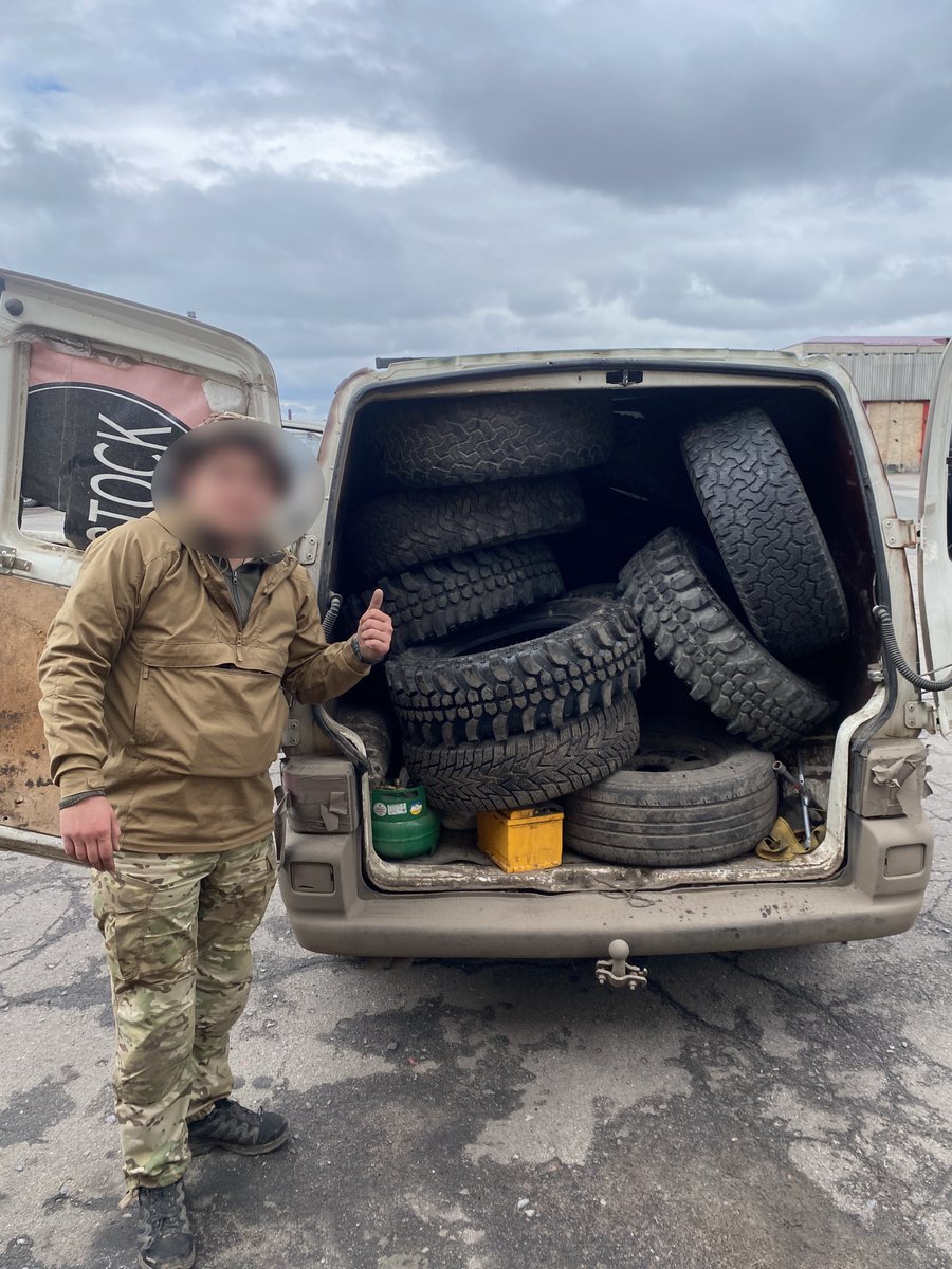 Another batch of tires has been delivered to the military. Now their vehicles are mobile again and able to execute the mission critical tasks of evacuation and personnel transportation. #Zampotech_ua #StandWithUkraine #Wheels_of_Victory