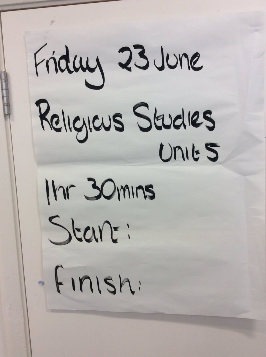 Today, we had one pupil sitting the very last external exam to be held at the current Fitzalan site! Huge thanks to @FitzalanExams and to everyone who supported our pupils through their exams