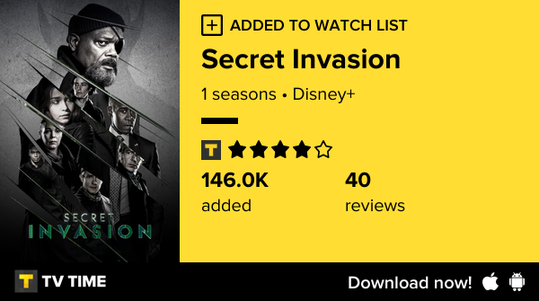 FrancyV84's tweet photo. I've just started following Secret Invasion https://t.co/iD19oOuFDo #tvtime https://t.co/5pKnAw0VbA