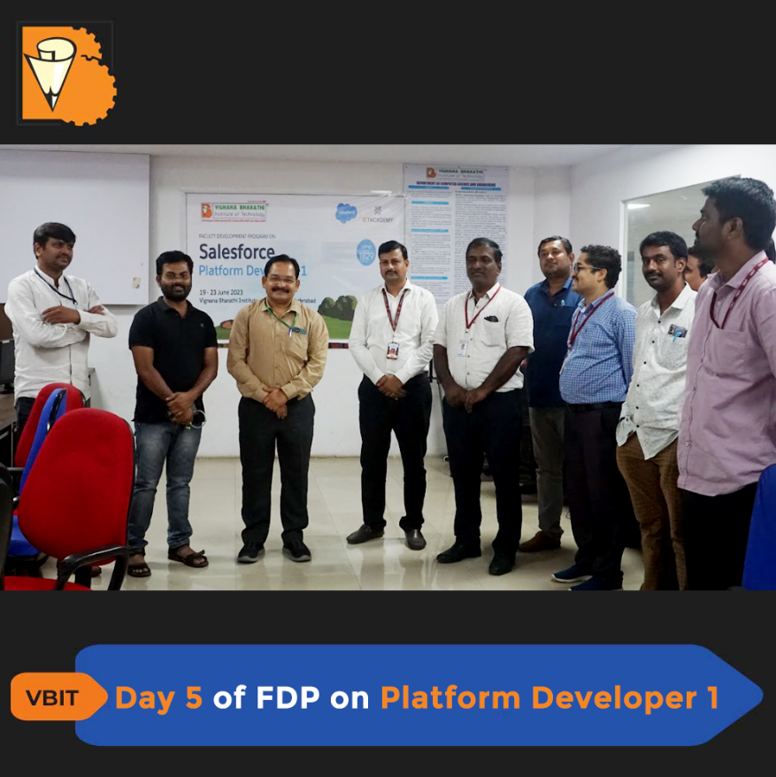 VBITHYD's tweet image. Day 5 marked a significant milestone in their journey of knowledge and professional growth, leaving participants inspired and empowered to excel in their future endeavors.

Visit us:🌐vbithyd.ac.in 

#VBIT #PlatformDeveloper #Workshop