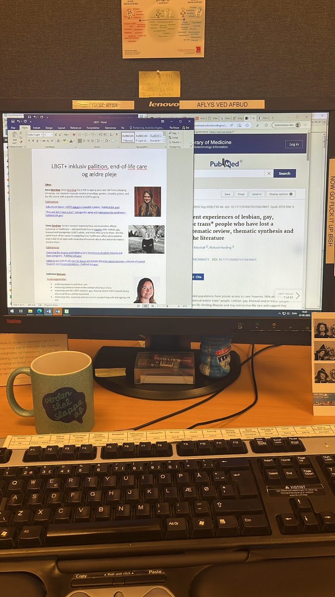 Now come the task of sharing the pearls of wisdom collected during #EAPC2023  with the rest of the office. In prioritised order, of course 🏳️‍🌈