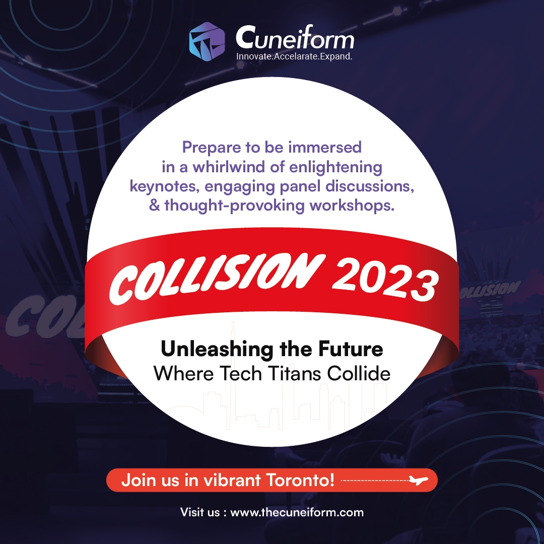 Unlocking the Future - Where Tech Titans Collide.
Join us in Toronto for a whirlwind of enlightening keynotes, engaging panel discussions, and thought-provoking workshops.
#collisionconf #collision2023 #canada #canadacommunity  #techconference #techcareers #techevent #toronto