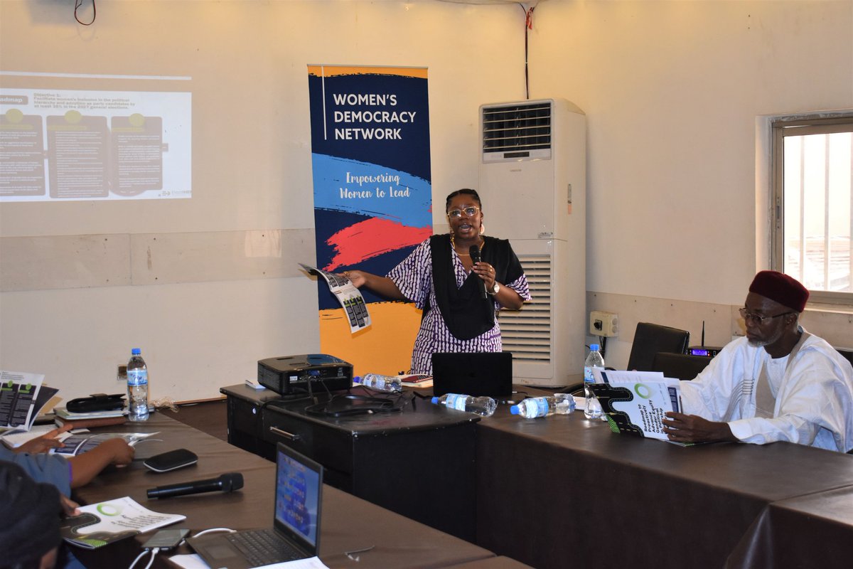 @IRI_Africa #Nigeria conducted a one day session to popularize the Roadmap for Advancing Gender Equity with representatives of Political Parties, CSOs and Government Agencies in Kano and Abuja. The Roadmap was developed by @ElectHER_NG with funding from @wdn