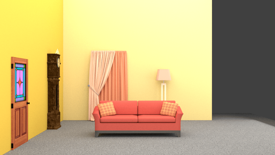 🚨 New paper out in @CognitionJourn! 🚨 With @suryagayet and @mariuspeelen, we used nicely furnished scenes like this one to investigate how mental object transformations (such as rotations) could interface with everyday vision. 🧵1/n