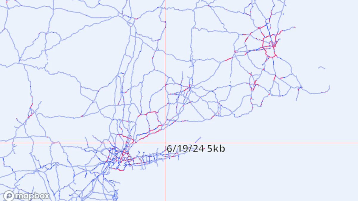 Mapbox's tweet image. Get real-time traffic conditions with Mapbox Traffic data. 🚗 🚕 🚐 🚙 

Our data covers roads around the world and can help your app users find the road less traveled, no matter where you are. Learn more in our Docs: buff.ly/3PrX6EM 

#trafficdata #navigation #devtips