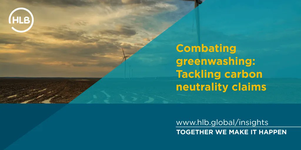 With #greenwashing becoming a major concern for regulators, new #legislation aims to put an end to misleading #carbonneutrality claims. Explore our #HLBinsights to learn about the Green Claims Directive and its impact on businesses: buff.ly/3KjZskM

#sustainability #esg