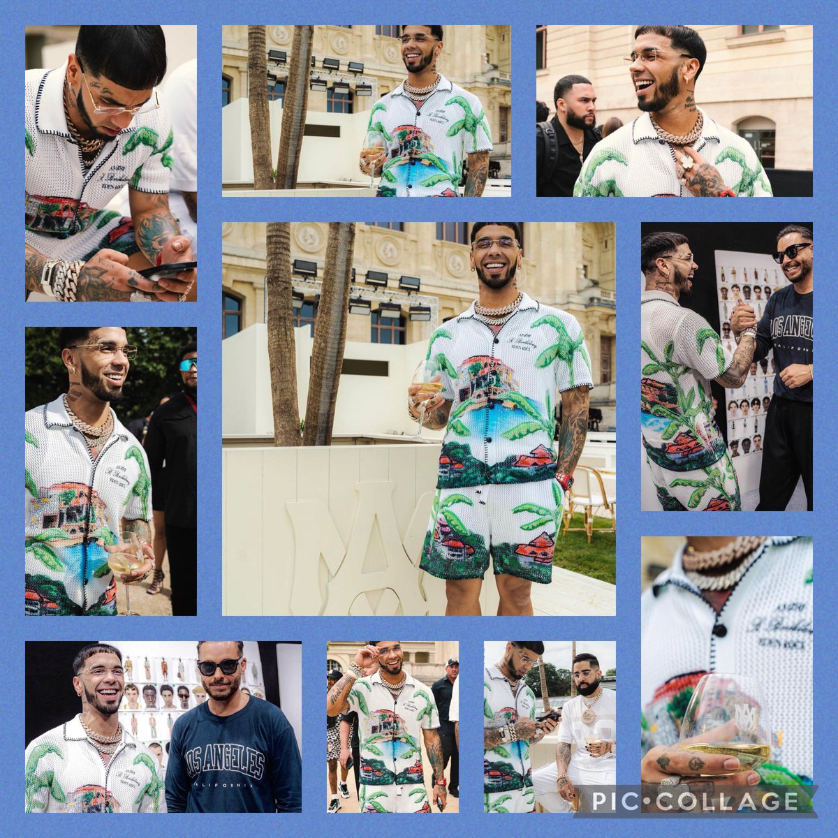 Our King @Anuel_2bleA  in Paris France .