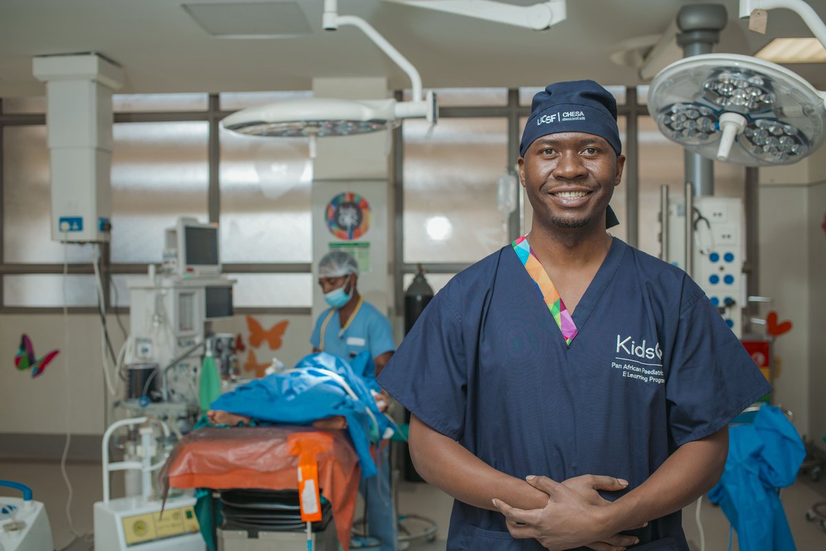 'We operated on 48 children. Our goal was to treat them & allow them to return to school' 💙 👋 KidsOR scholar Dr. Peter Kayima is doing amazing work at @MulagoHospital Based in Kampala, 🇺🇬, Dr. Peter recently took part in a successful surgical camp focused on hernia repairs 🙌