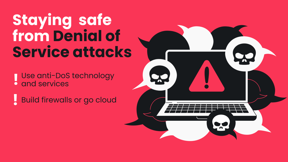 A DoS attack happens when someone sends thousands of requests to a website in a short time. If this happens, the website shuts down and becomes inaccessible to visitors. Check out the ways you can prevent a DoS attack below! 👇