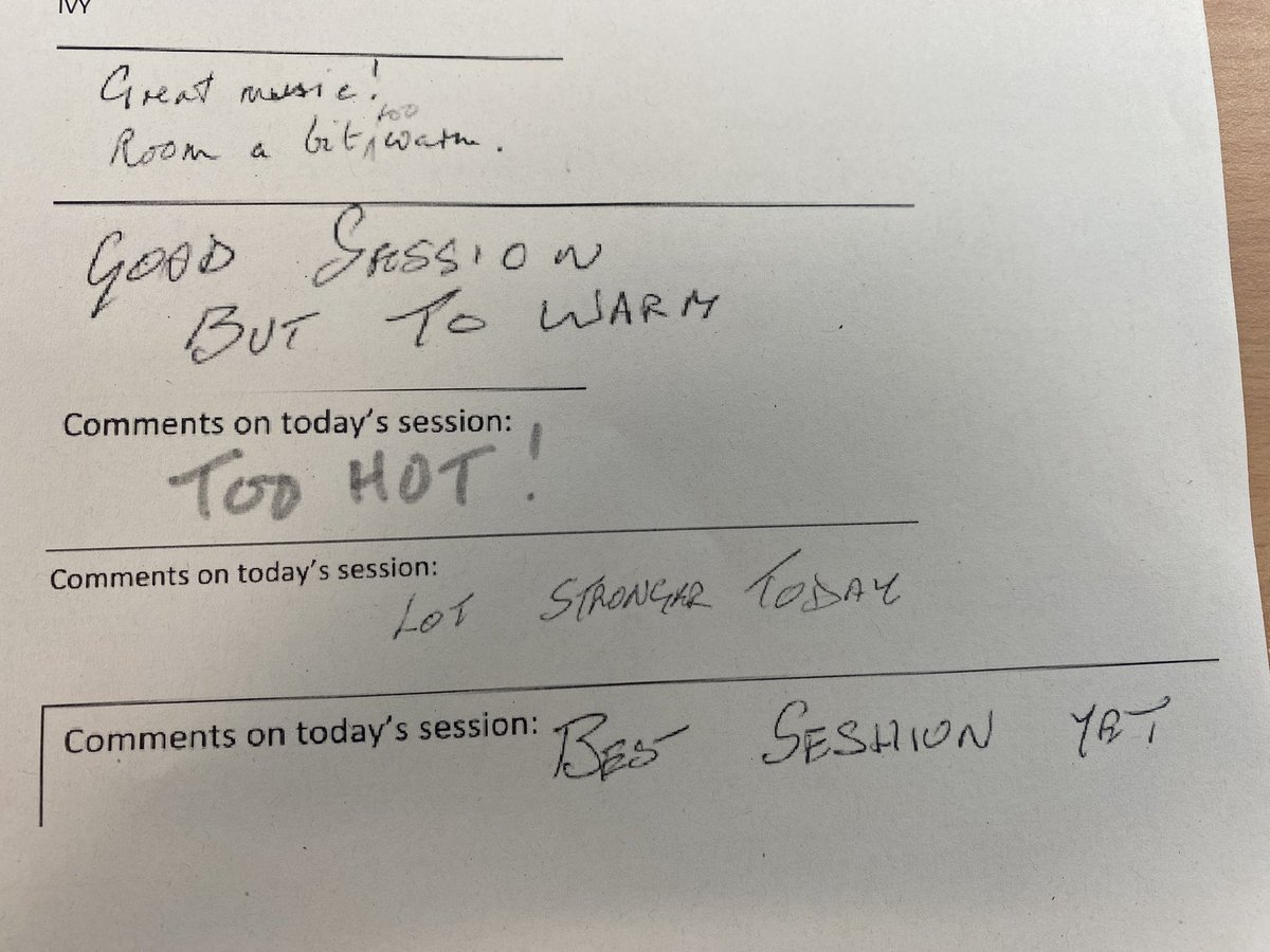 PulmonarySouth's tweet photo. Great patient feedback about PR sessions #pulmonaryrehabawareness week @GMEC_SCN @prwukee @RespPhysioJane @CRT_mft https://t.co/XStaqV9NUs