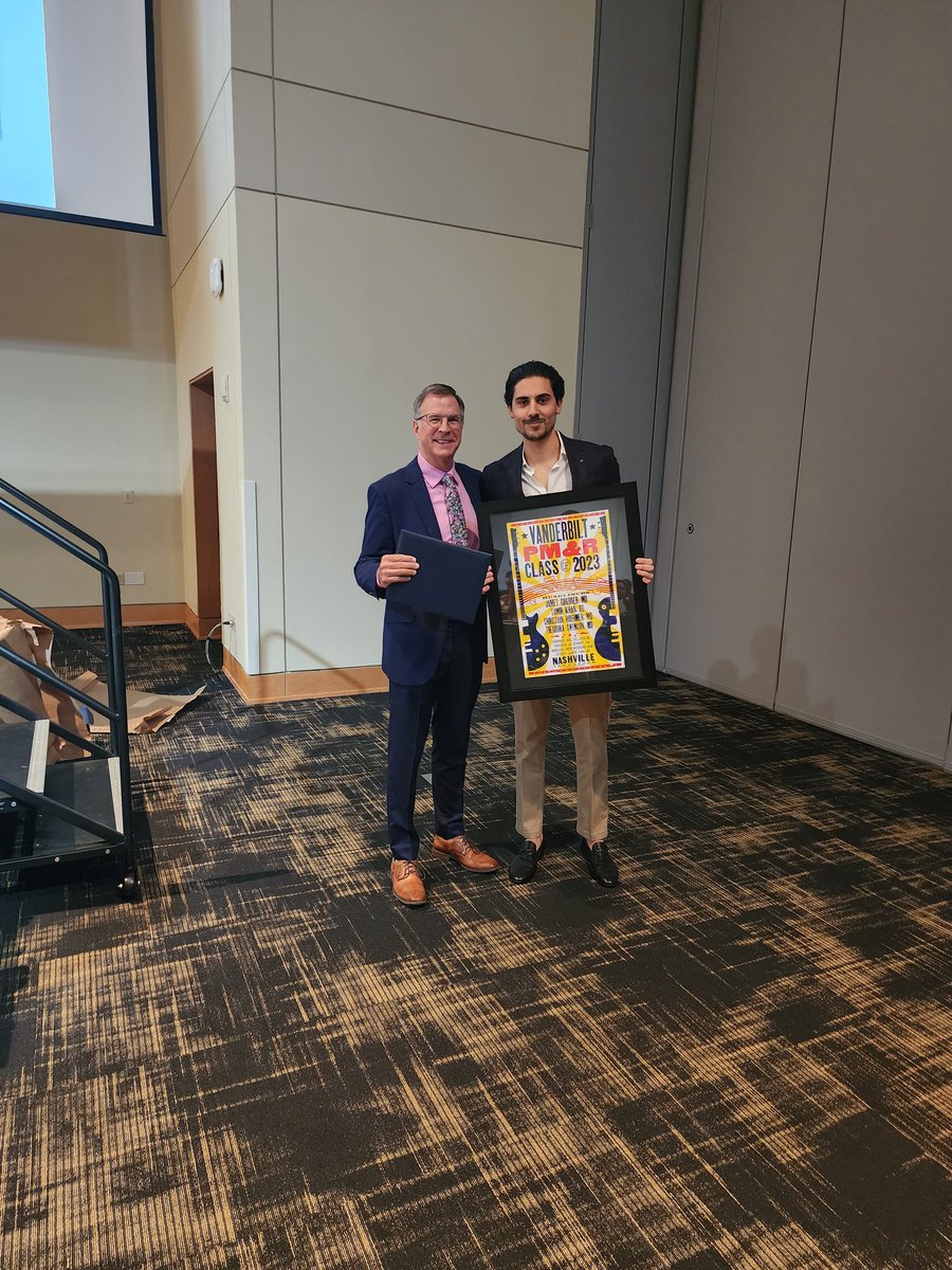 vumcpmr's tweet photo. About last night!  Congratulations to our graduating PGY4 residents @doctortheaLS @samirkhanDO @roehmerc @JamesEGardnerMD ! We are incredibly proud 🥹 #physiatry #MedEd @VUMChealth @VUMCGME https://t.co/fO98UVI2Yj