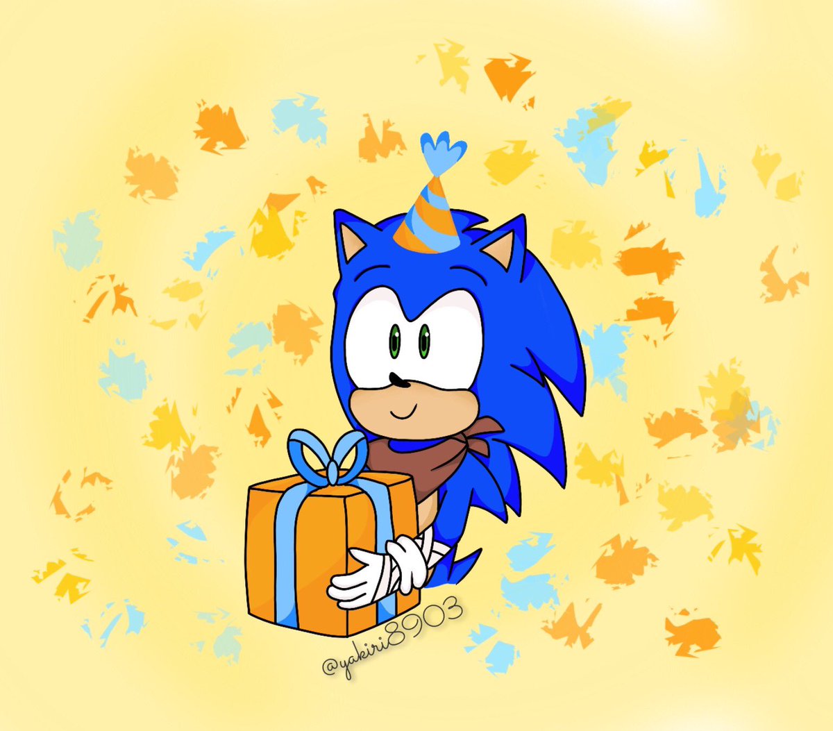 Birthday boi🎉 #sonic #SonictheHedgehog #sonicfanart #sonicboom #SonicArt #SonicArtist