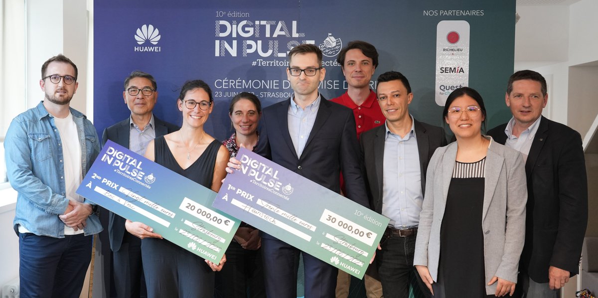 Huawei France (@huaweifr) on Twitter photo Félicitations à #Heuristech et <a href="/bricavrac/">Bric à Vrac</a>, les deux #startups lauréates de Digital #InPulse #Strasbourg 2023 ! 💪👏👏
#TerritoiresConnectés Félicitations à #Heuristech et <a href="/bricavrac/">Bric à Vrac</a>, les deux #startups lauréates de Digital #InPulse #Strasbourg 2023 ! 💪👏👏
#TerritoiresConnectés