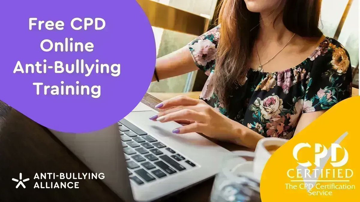 Are you interested in learning more about Anti-bullying practice after #AntibullyingWeek? Sign up to one of our FREE online CPD courses such as:
- bullying and the law
- mental health
- young carers and other at-risk groups
- cyberbullying.

Sign up here: bit.ly/abafreetraining