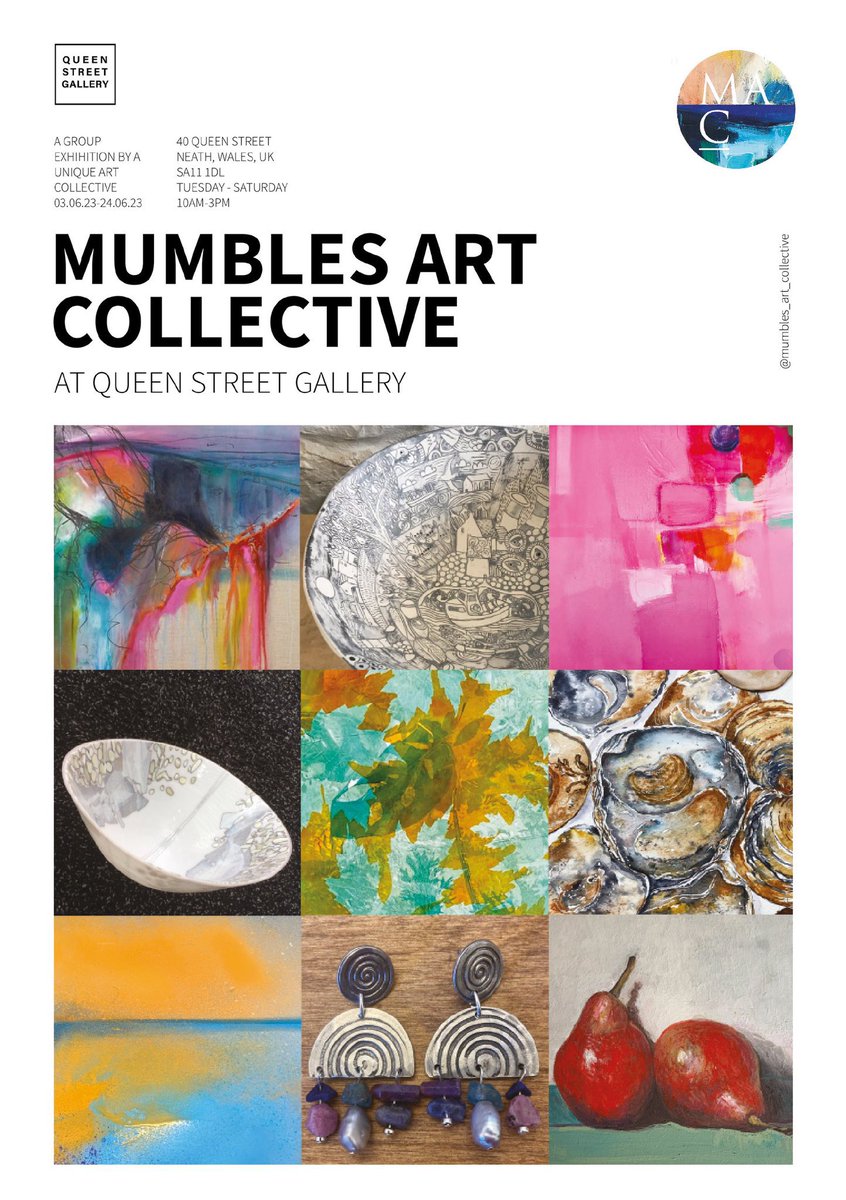 It’s the last few days of the show, come and see the exhibition before it’s gone! #mumblesartcollective #art #welshart #artexhibition