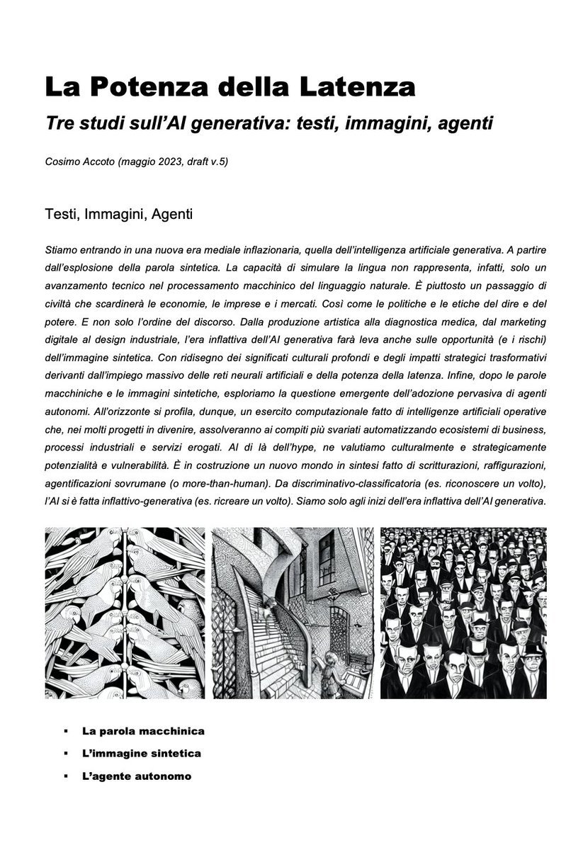 'La Potenza della Latenza' (Accoto 2023, v.5) >> cosimoaccoto.com/2023/06/23/la-…