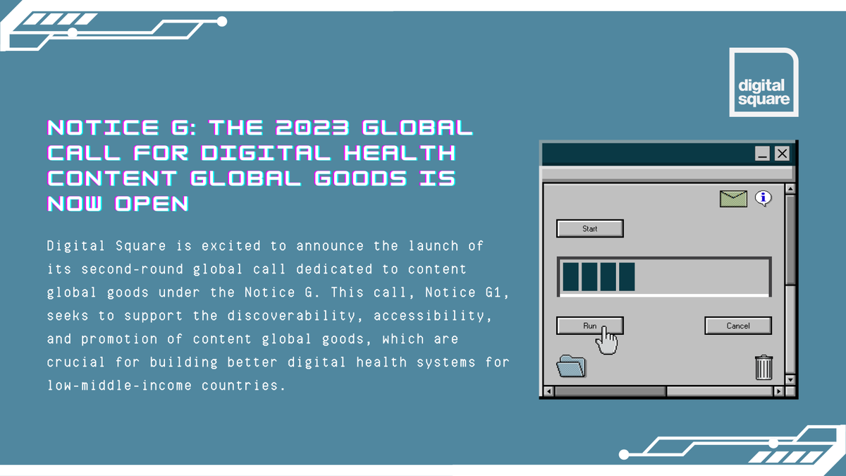 DigitalSQR's tweet photo. Are you a digital innovator with a current or candidate content #globalgood? Increase availability, adaptability, and maturity of high-quality #digitalhealth tools. Together, let's create inclusive and equitable health outcomes: https://t.co/Nj4b4fB7Zl https://t.co/8PQ6Ji7WYh