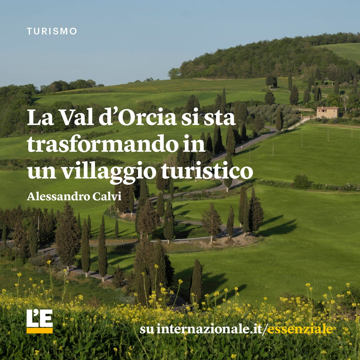 Insieme al turismo di massa nella valle toscana sono arrivati i grandi investitori, che non hanno legami con le tradizioni del posto. Se i residenti se ne andranno, il paesaggio di queste campagne è destinato a scomparire. L'articolo di Alessandro Calvi: intern.az/1HuC