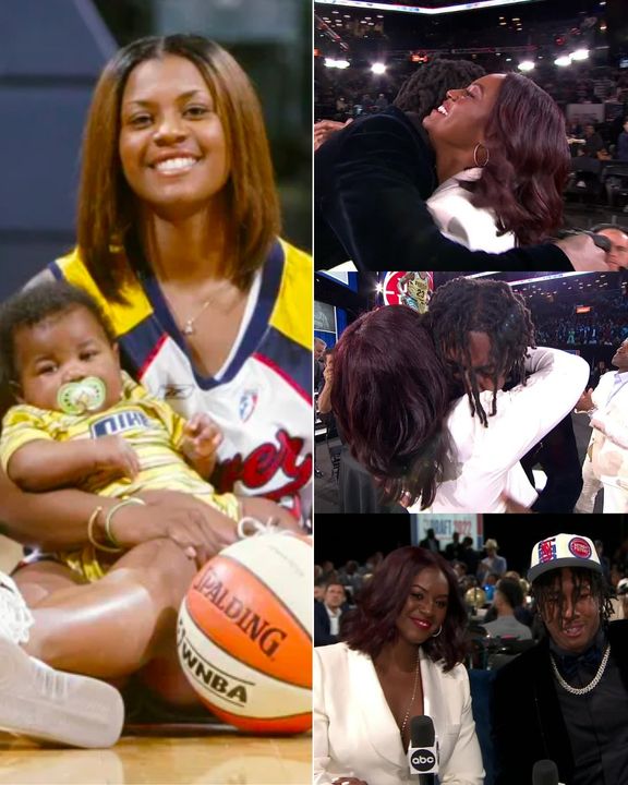 From watching his mom play in the WNBA to watching her son get drafted into the NBA 🥰 

Never forget Jaden Ivey and Niele Ivey's full-circle moment on draft night 🥺