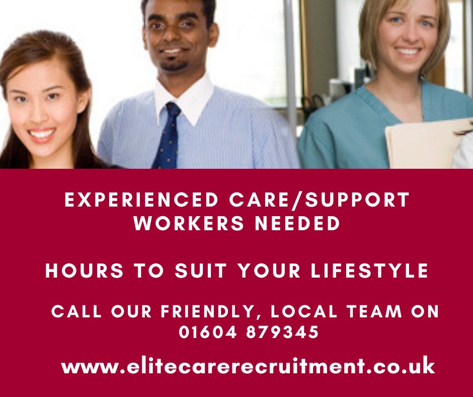 EliteCare62's tweet photo. Come and join our friendly team ! https://t.co/rGBFJmRdA9