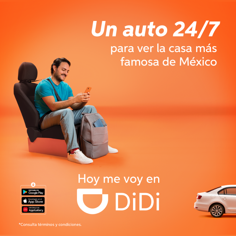 DiDi_Mexico's tweet photo. Uy ¿Chismecito de la casa más famosa de México? Ese no me lo pierdo por nada, por eso de una vez #HoyMeVoyEnDiDi directito a prender la tele
https://t.co/IqpJMNVMI3 https://t.co/imh7bJRaJI