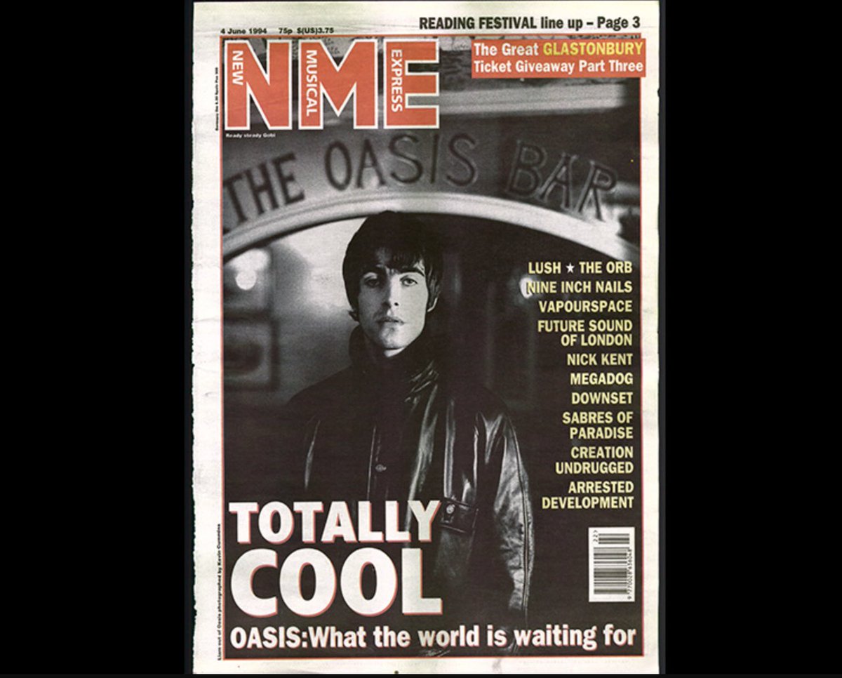 Oasis’ first ever @NME cover, June 1994.