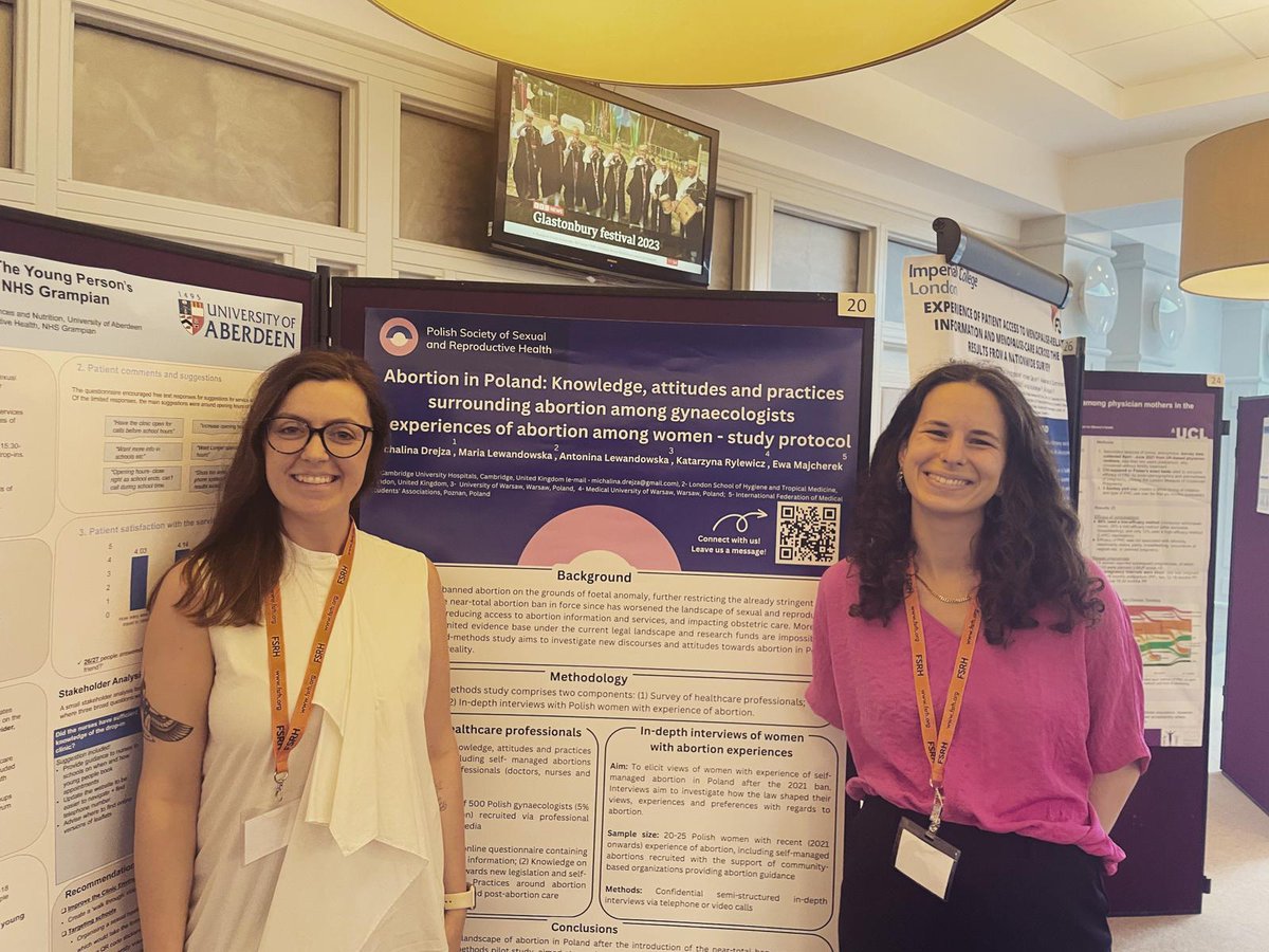 lewandowska_mar's tweet image. With @MichalinaDrejza at #FSRH_ASM - presenting our research plans for the first comprehensive study on abortion in Poland @FSRH_UK