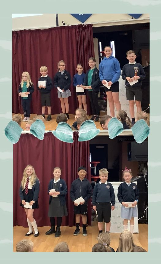 BOSCEPrimary's tweet image. We hope you all enjoyed visiting our ‘A walk through the decades of King Charles’s III’, the online gallery is now available for viewing!
Well done to the art and writing winners; they each received a book voucher, kindly donated by Brompton-on-Swale Parish Council. Thank you!