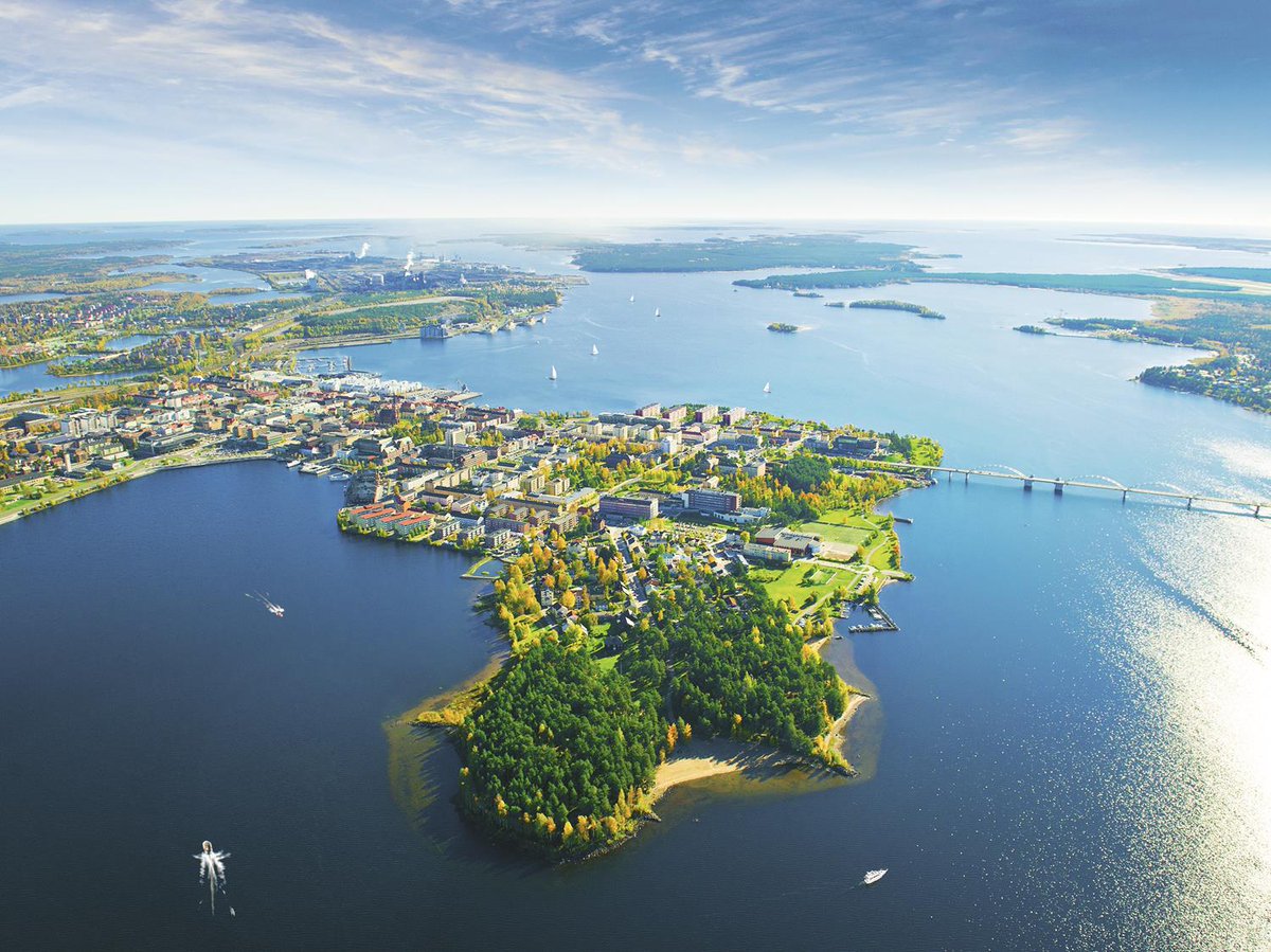 My town #Luleå an archipelago on the Baltic