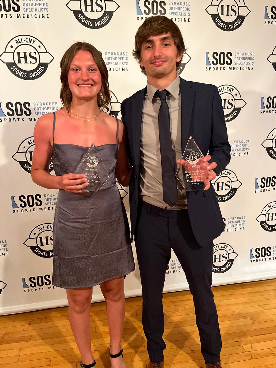 Congratulations to Brooke Musch and Connor Dean on receiving CNY Small School Player of the Year honors!

Brooke Musch- Softball

Connor Dean- Track and Field 

#HomeOfTheBlueDevils