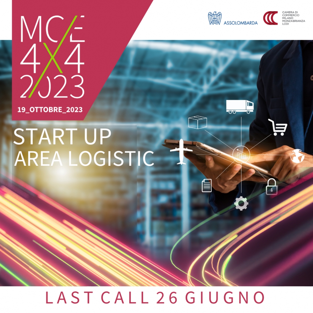 MCE4X4 (@mce4x4) on Twitter photo #MCE4x4 #Incrocietransizioni cerca #Startup con soluzioni tecnologiche innovative per la #logistica: la #deadline è il 26 giugno. Iscriviti per partecipare alla selezione. Da <a href="/Assolombarda/">Assolombarda</a> e <a href="/camcom_milomb/">Camera commercio Milano Monza Brianza Lodi</a> mce4x4.mobilityconference.it/call/ #MCE4x4 #Incrocietransizioni cerca #Startup con soluzioni tecnologiche innovative per la #logistica: la #deadline è il 26 giugno. Iscriviti per partecipare alla selezione. Da <a href="/Assolombarda/">Assolombarda</a> e <a href="/camcom_milomb/">Camera commercio Milano Monza Brianza Lodi</a> mce4x4.mobilityconference.it/call/
