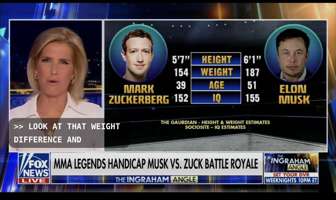 of all the lies Fox News has ever told “Elon Musk weighs 187” is the boldest