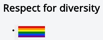 Var að lesa FAQ fyrir nýtt vinnuforrit. Síðasti undirkaflinn lítur svona út: