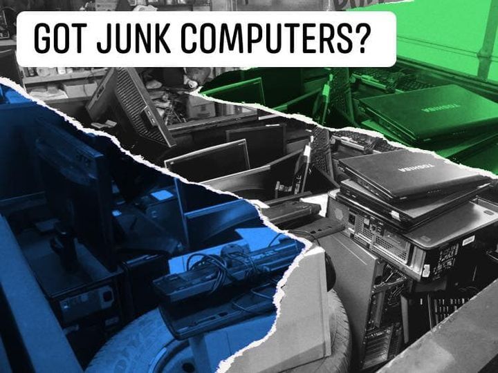 Did you know we recycle computers; for FREE! We will securely destroy your data too(we have to charge for monitors/tv due to recycling standards) #cabalaconsolidated #ecycle #recycle #comptuerguys