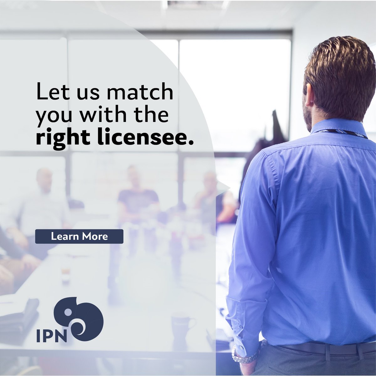 the_IPN's tweet photo. Sifting through several companies to find a potential licensee in the same market niche as your #invention might be intimidating. We can search around for the best match on your behalf. Contact https://t.co/Q1OJy5aC7i for further assistance. #patents #intellectualproperty https://t.co/ueBgiEZv5P