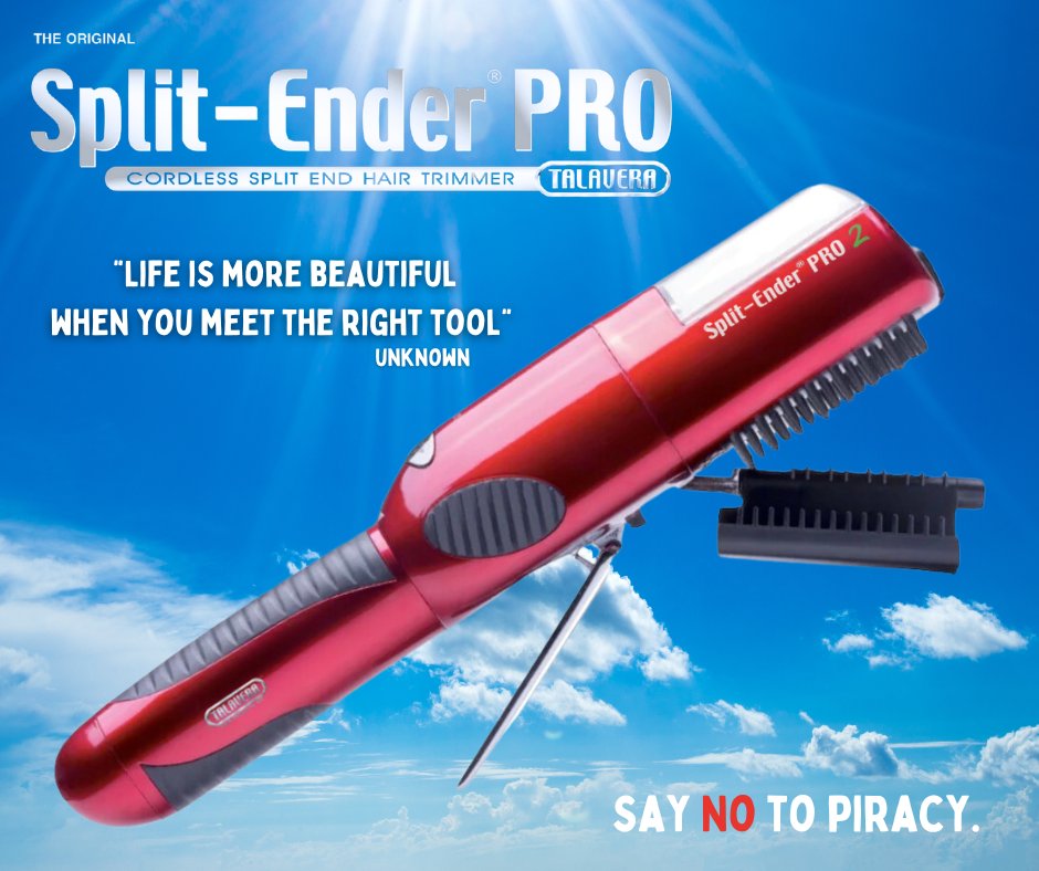 For the Easy and Fast removal of #splitends. The #perfecttool for breakage and #damagedhair caused by blow dryers, flat irons, chemicals, and colour treatments.
NO Cream, Conditioner, or Shampoo can Prevent or Cure Split Ends.
splitenderpro.net
splitenderpro.us