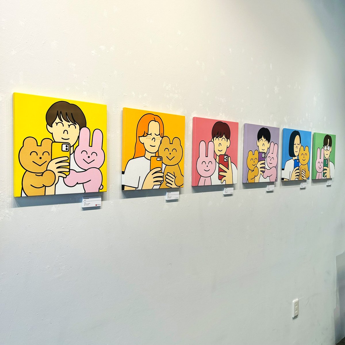 「3日目ありがとうございました。明日は在廊してますので会いに来てくださいね。通販も」|わかる(絵本でるよのイラスト