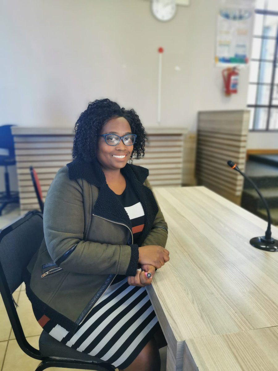 DOJCD_ZA's tweet photo. Mercy Selebeleng (30) is the District Court Prosecutor at Reitz Magistrates Court.
#YouthMonth2023 
#youthinjustice https://t.co/lxijjNoN1N