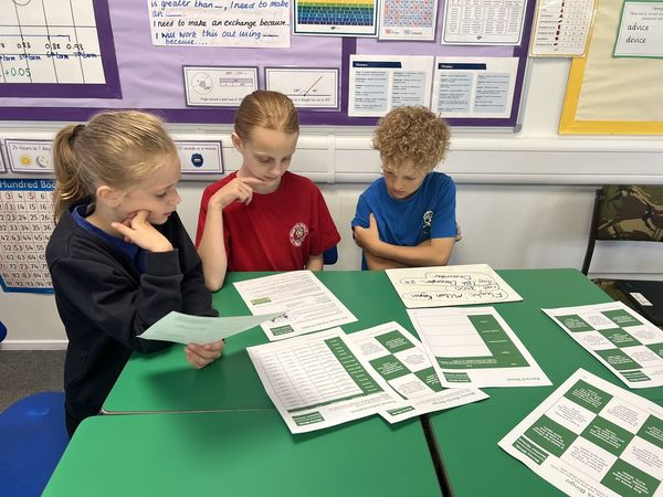 BOSCEPrimary's tweet image. This week members from 'The Yorkshire Building Society' have been visiting classes. Yesterday, Class 5 learned how to book a perfect holiday on a budget. This included booking flights, accommodation and entertainment for a full family.