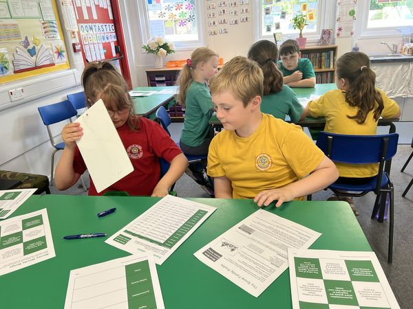 BOSCEPrimary's tweet image. This week members from 'The Yorkshire Building Society' have been visiting classes. Yesterday, Class 5 learned how to book a perfect holiday on a budget. This included booking flights, accommodation and entertainment for a full family.