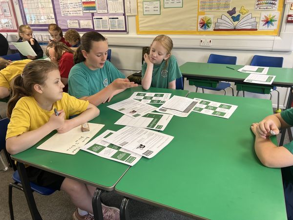 BOSCEPrimary's tweet image. This week members from 'The Yorkshire Building Society' have been visiting classes. Yesterday, Class 5 learned how to book a perfect holiday on a budget. This included booking flights, accommodation and entertainment for a full family.