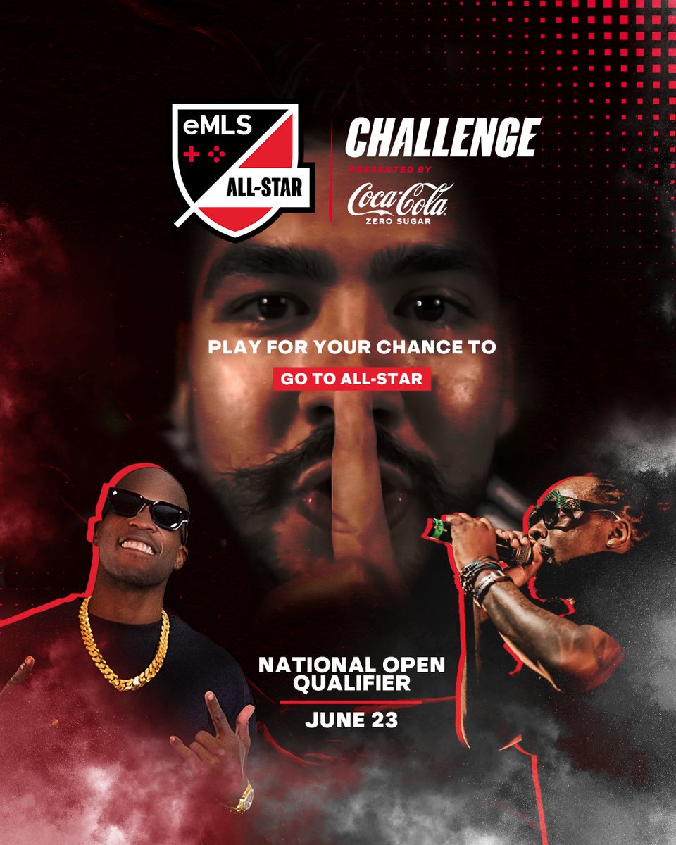 The 2023 eMLS All-Star Challenge in DC is going to be EPIC! 🔥 

The ultimate showdown between celebrities and eMLS Pros 🎮✨ 
2 fan spots still up for grabs 🫵  

<a href="/ochocinco/">Chad Johnson</a>, Wale, Castro and more - are you ready! 😎