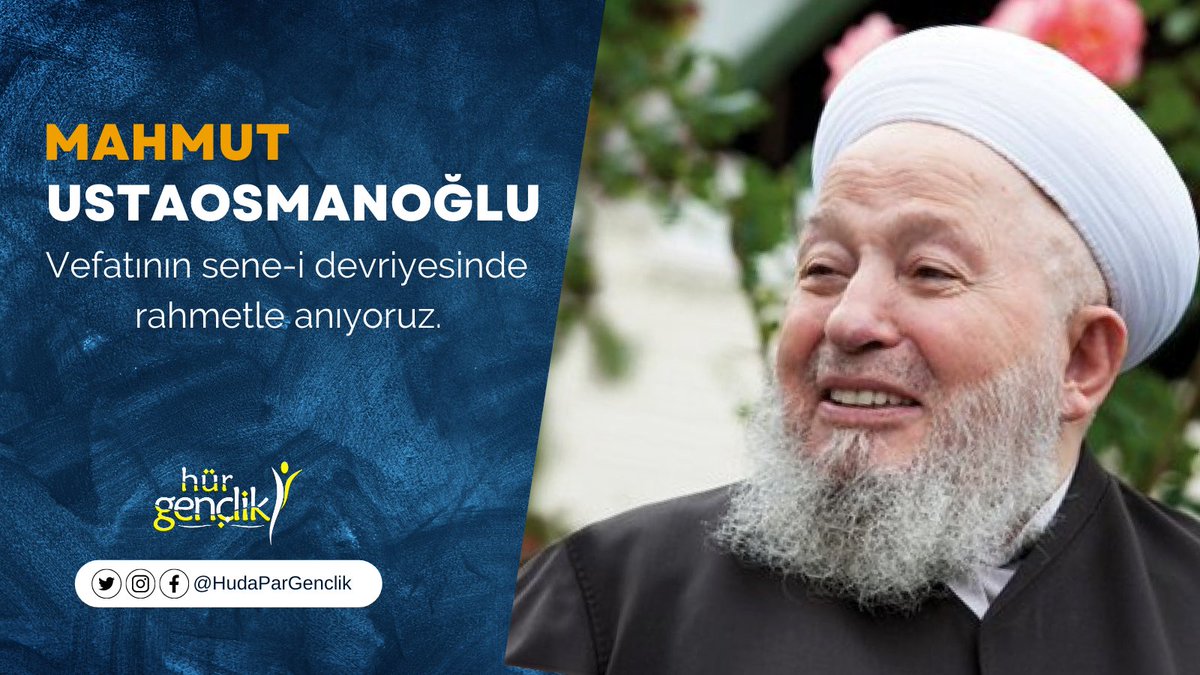 Vefatının sene-i devriyesinde Mahmut Ustaosmanoğlu Hocaefendiyi rahmetle anıyoruz.