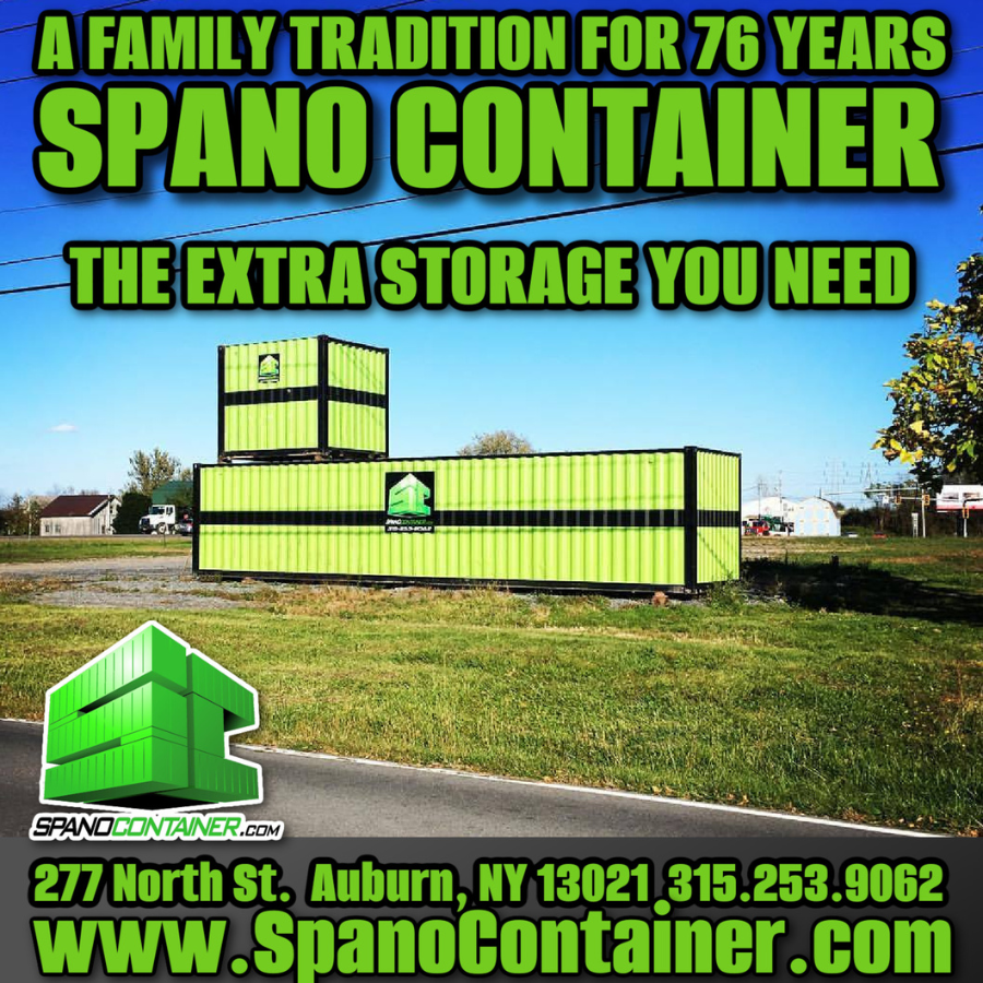 Whether you need storage space for personal belongings or items and products for your business, we can help. You can never have enough storage space, and with Spano Container, you'll never run out!

#ExtraStorage #Security #SafeStorage #SyracuseNY

bit.ly/3yXNHvf